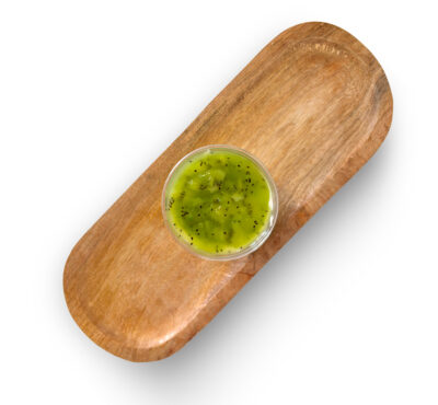Panna cotta s kiwi